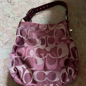 Pink Coach Purse